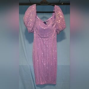 Sparkling Lavender Purple Dress
